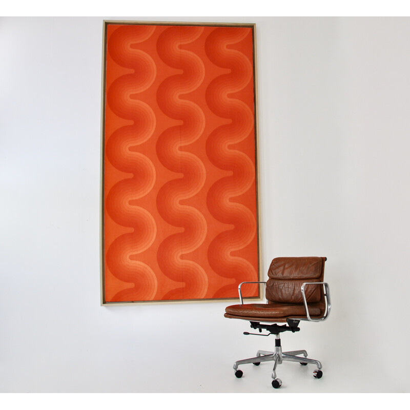 Quadro su tessuto vintage di Verner Panton, 1970