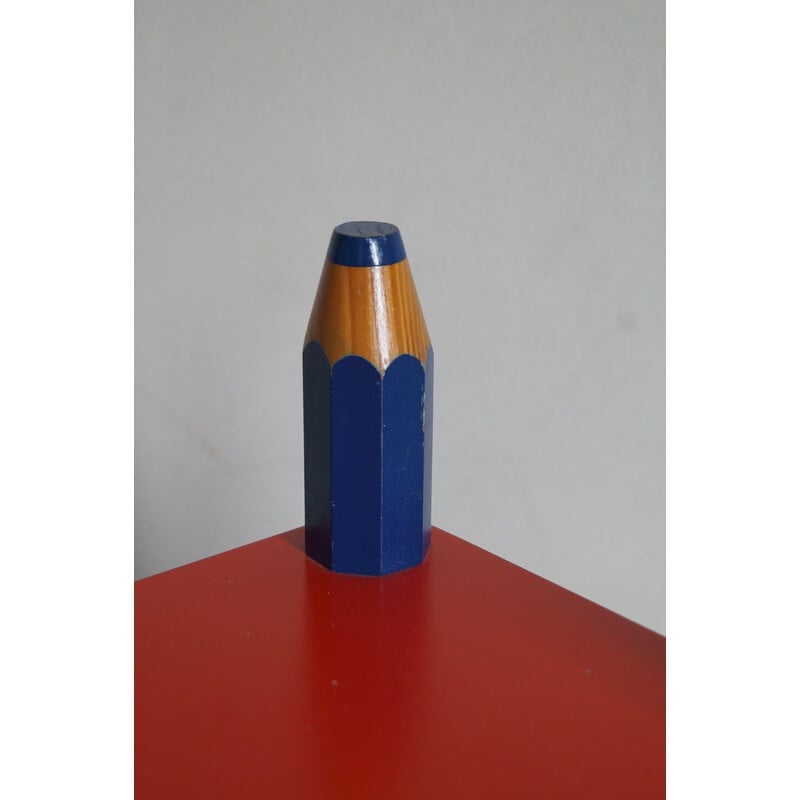 Comodino vintage "Crayon" di Pierre Sala, 1980