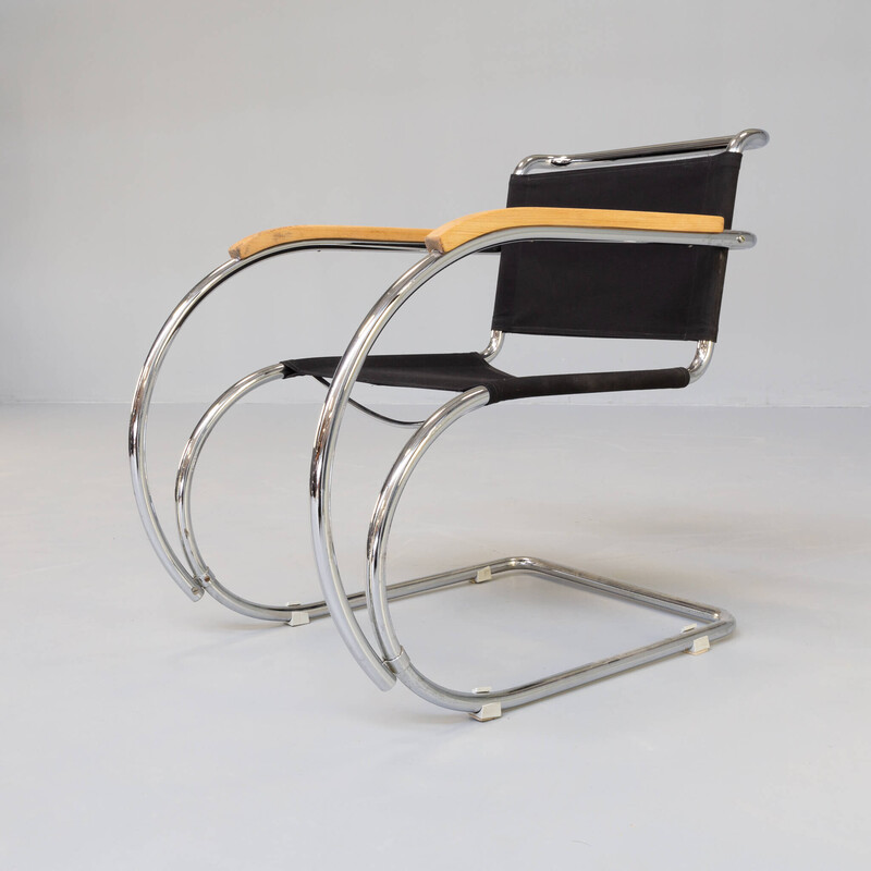 Fauteuil vintage Mr 534 / Mr 20 de Ludwig Mies van der Rohe pour Mücke Melder