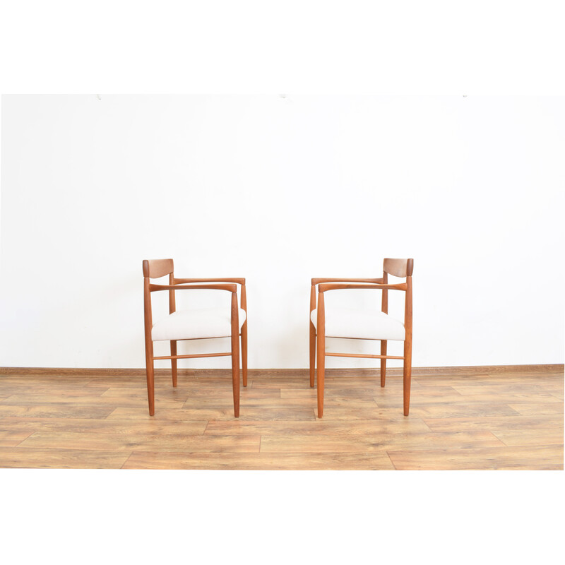 Pair of vintage teak armchairs by H. W. Klein for Bramin, 1960