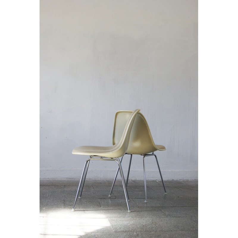 Pareja de sillas laterales Dsx vintage de Charles y Ray Eames para Herman Miller, 1960