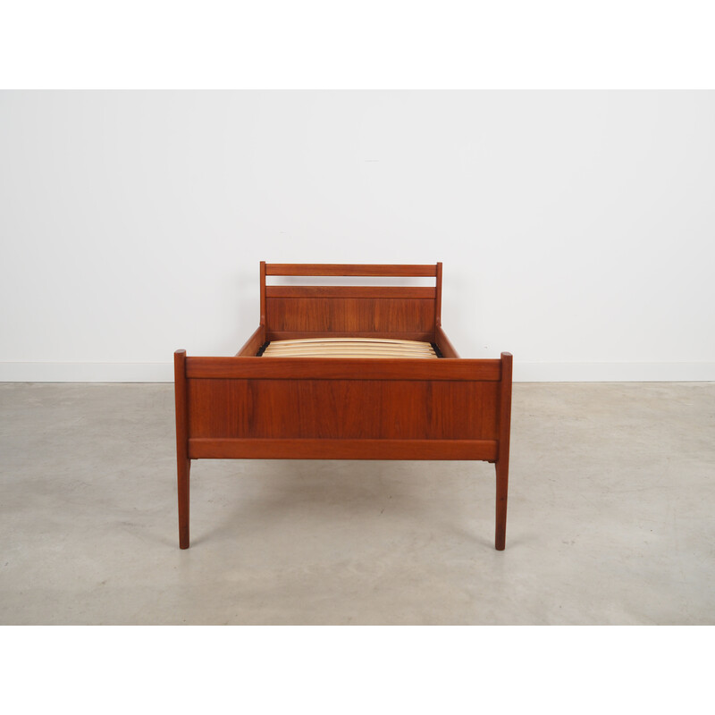 Vintage teak bed, Denmark 1970s