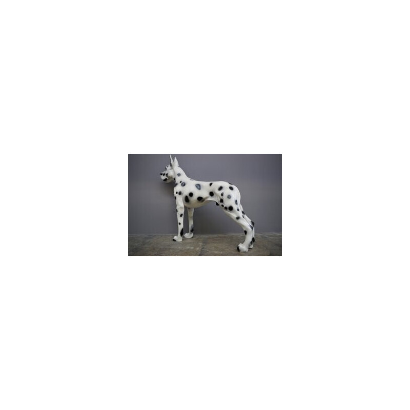 Vintage Dalmatian dog in resin, 1970s