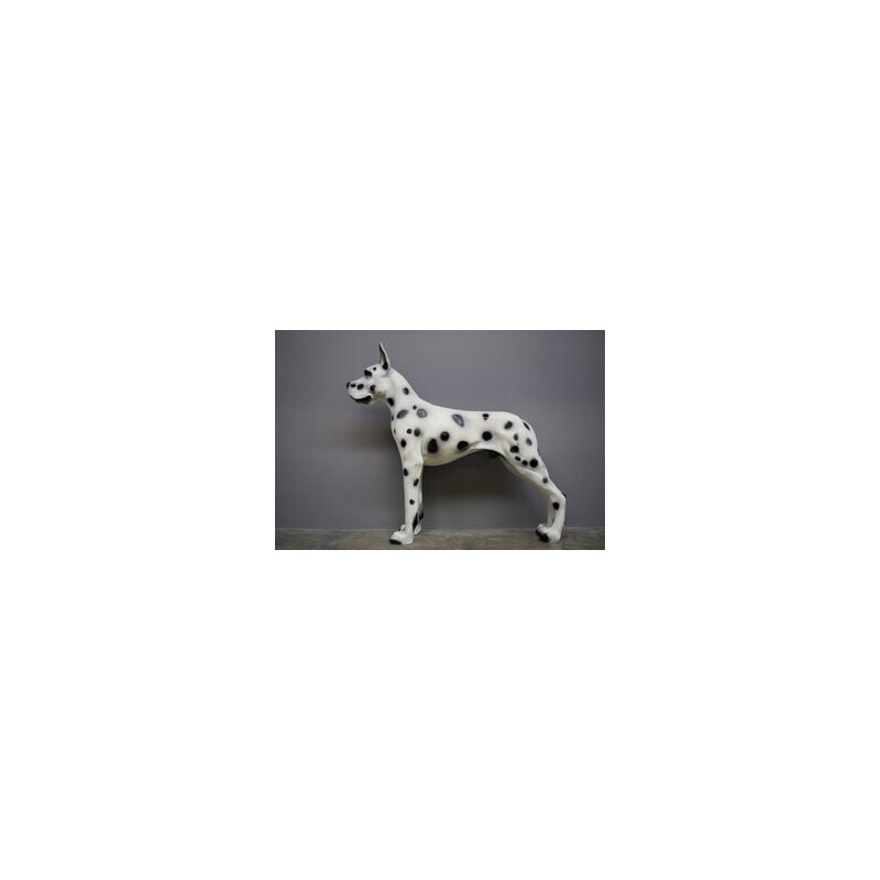 Vintage Dalmatian dog in resin, 1970s