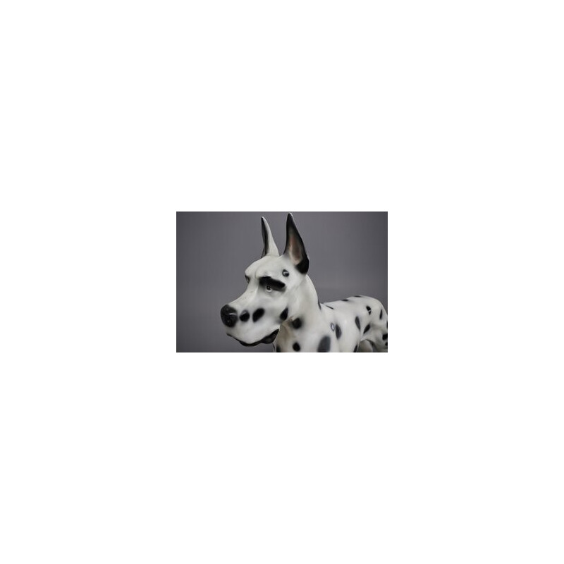 Vintage Dalmatian dog in resin, 1970s