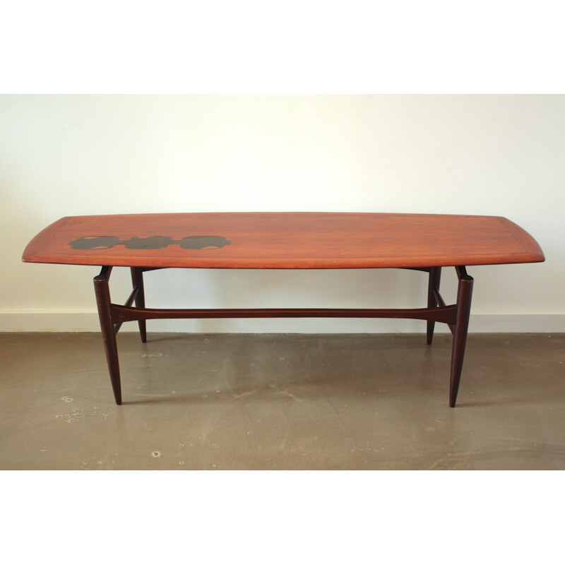 Dutch coffee table in teak- 1960s