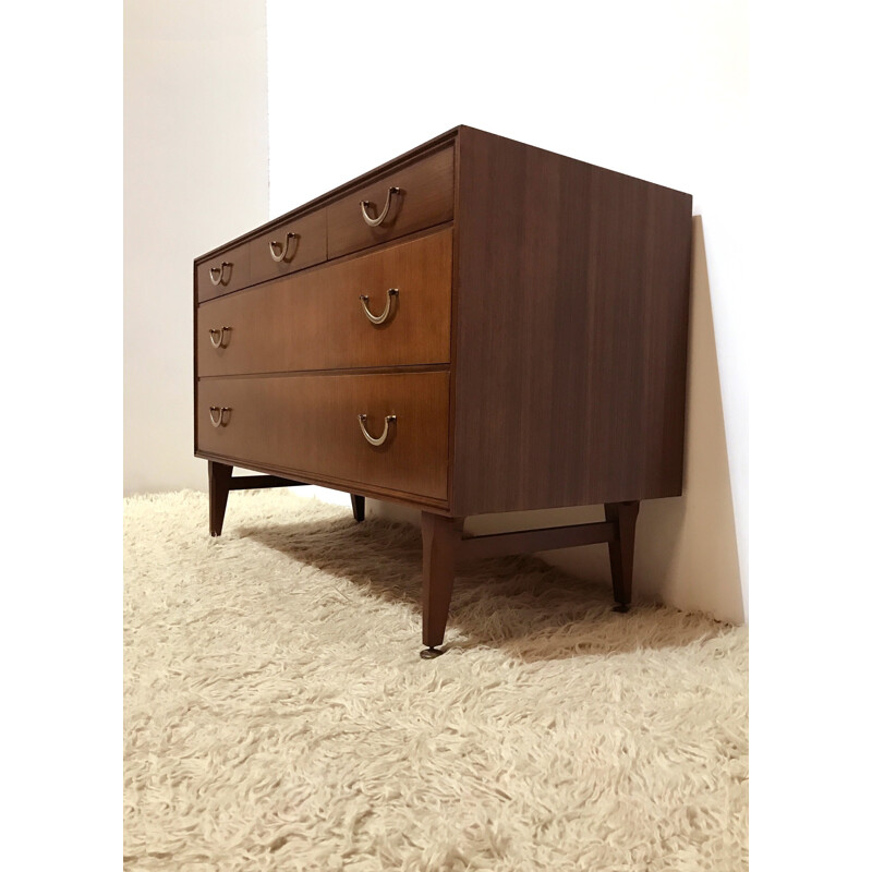 Original vintage mid century Meredew Tola small chest of drawers - 1960s