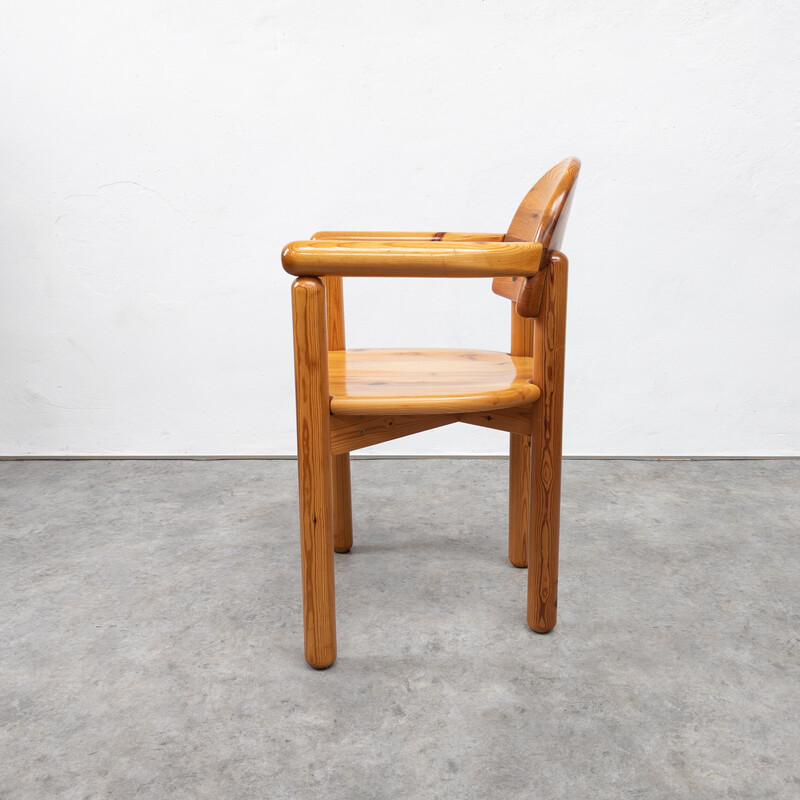 Par de cadeiras de pinho vintage de Rainer Daumiller para Hirtshals Sawmill, Dinamarca, anos 70