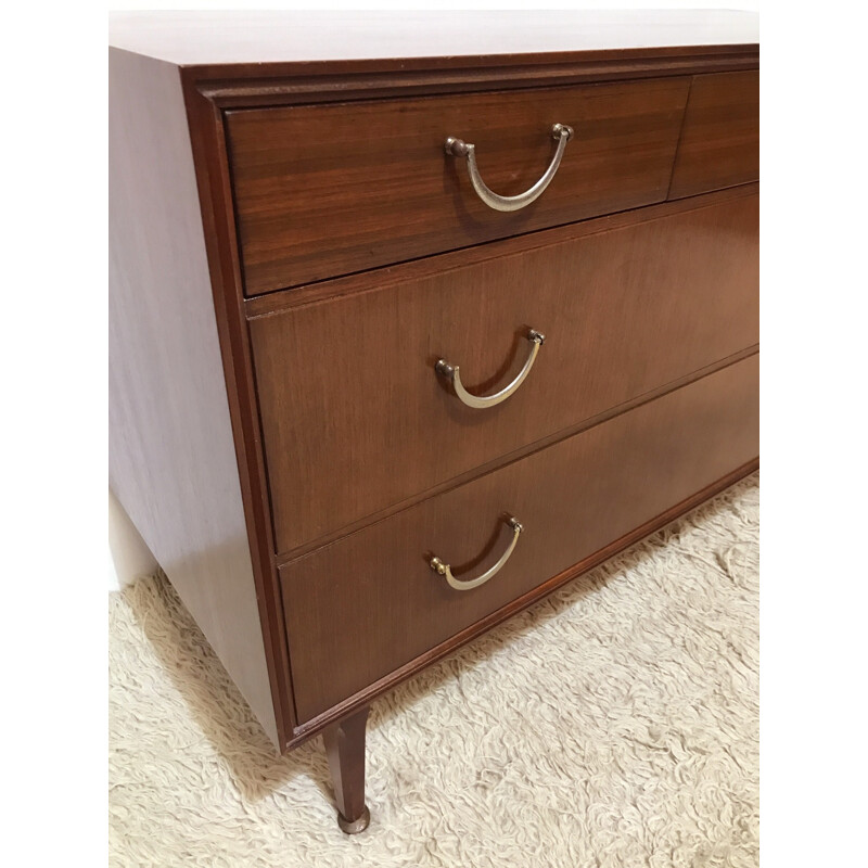 Original vintage mid century Meredew Tola small chest of drawers - 1960s