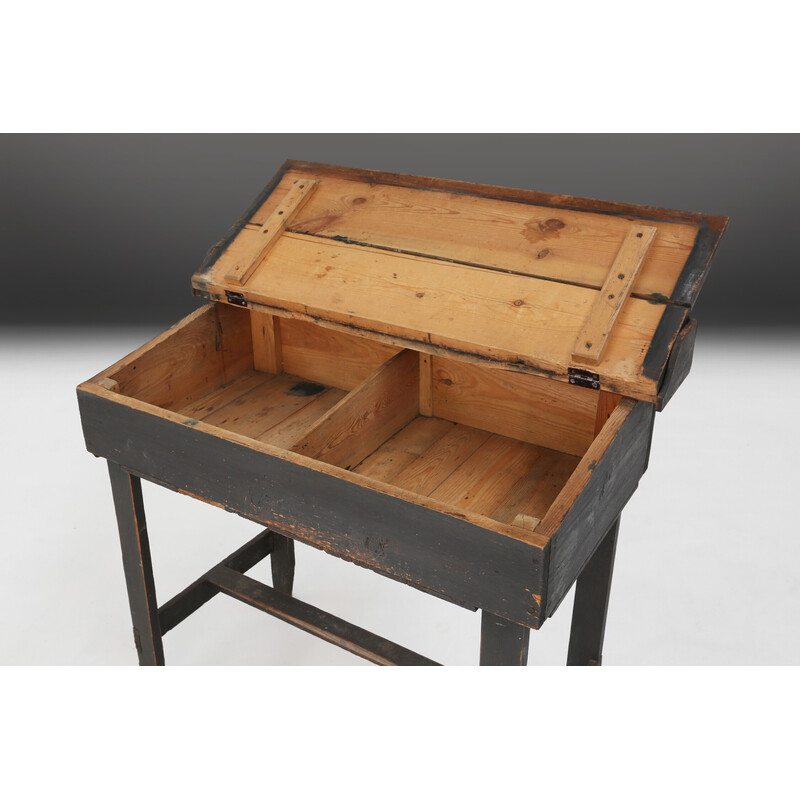 Vintage grenen bureau, Zweden