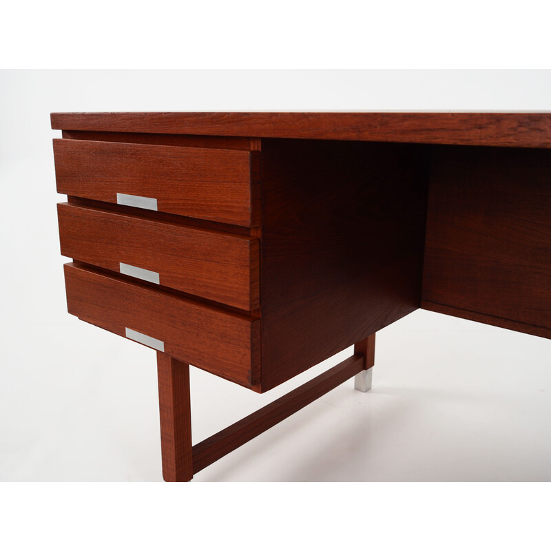 Scandinavian vintage teak desk by Kai Kristiansen, 1970