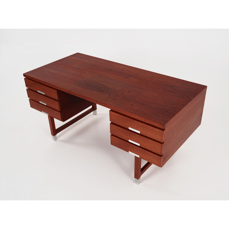 Scandinavian vintage teak desk by Kai Kristiansen, 1970