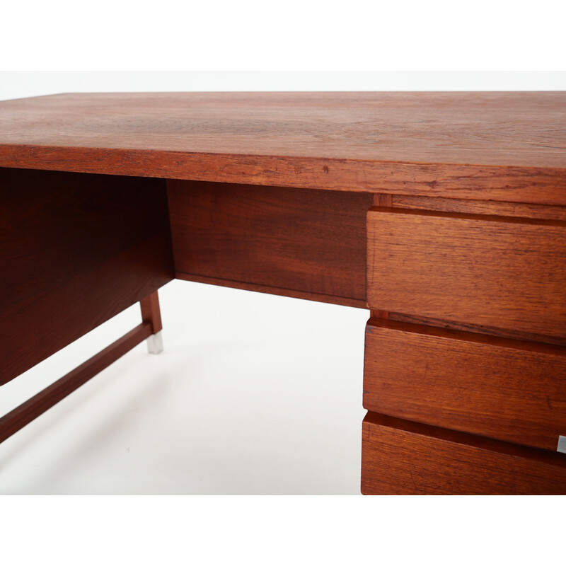 Scandinavian vintage teak desk by Kai Kristiansen, 1970