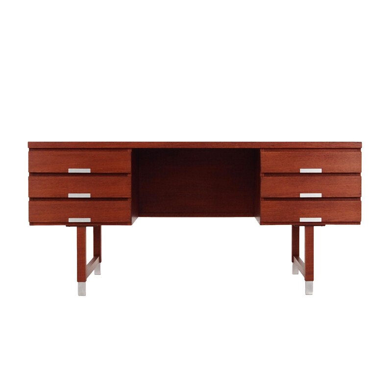 Scandinavian vintage teak desk by Kai Kristiansen, 1970