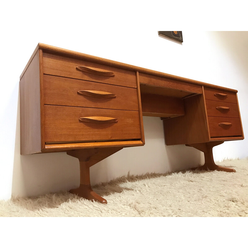 Stylish mid century Austinsuite desk - 1960s