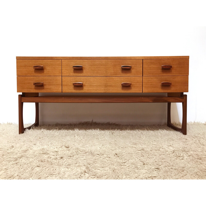 Mid Century G Plan Quadrille Sideboard by Roger Bennet - 1960s