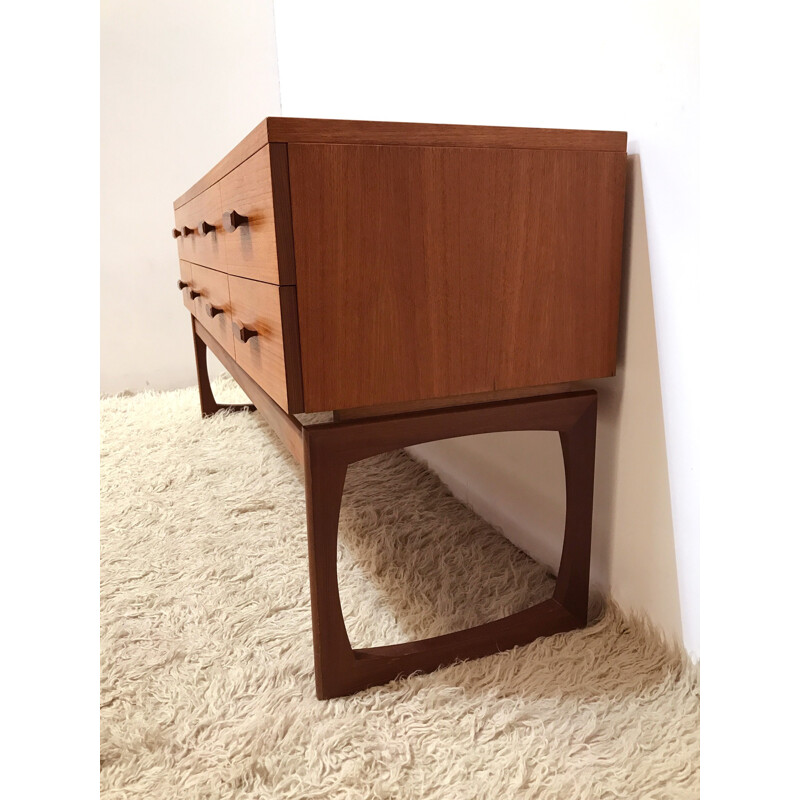 Mid Century G Plan Quadrille Sideboard by Roger Bennet - 1960s