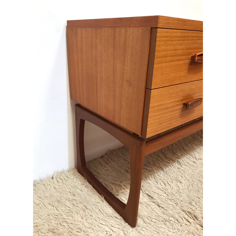 Mid Century G Plan Quadrille Sideboard by Roger Bennet - 1960s