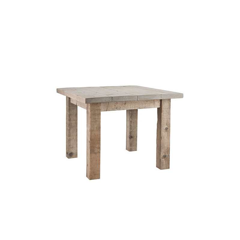 GERMAINE family table 100 x 100cm in solid pine