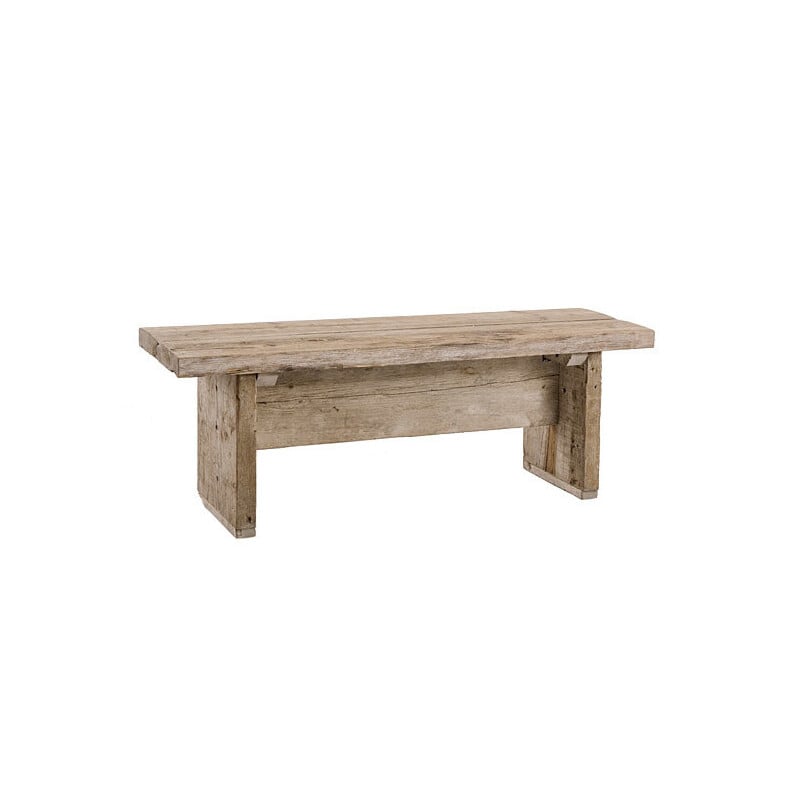 GERMAIN rustic bench in solid pine