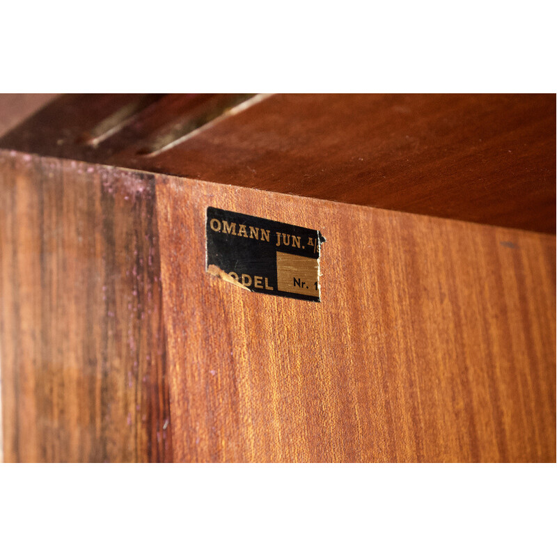 Vintage rosewood sideboard by Gunni Omann for Omann Jun Mobelfabrik
