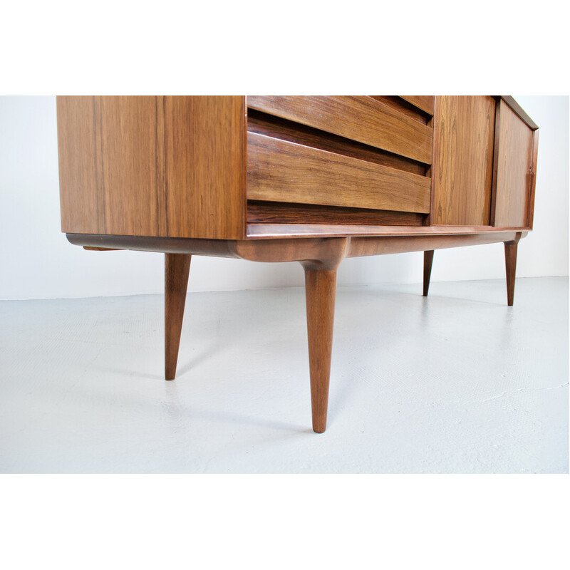 Vintage rosewood sideboard by Gunni Omann for Omann Jun Mobelfabrik