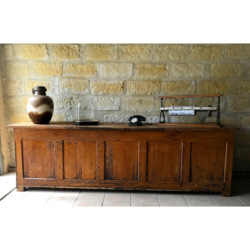 Vintage oakwood countertop