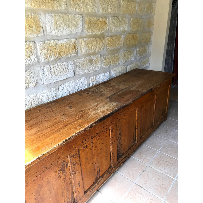 Vintage oakwood countertop