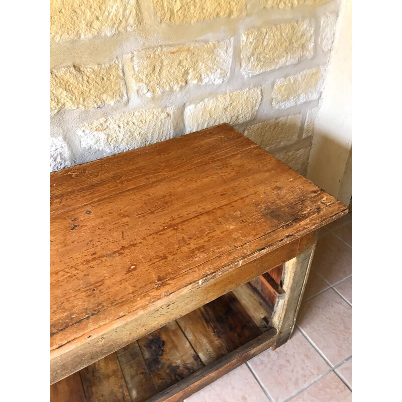 Vintage oakwood countertop