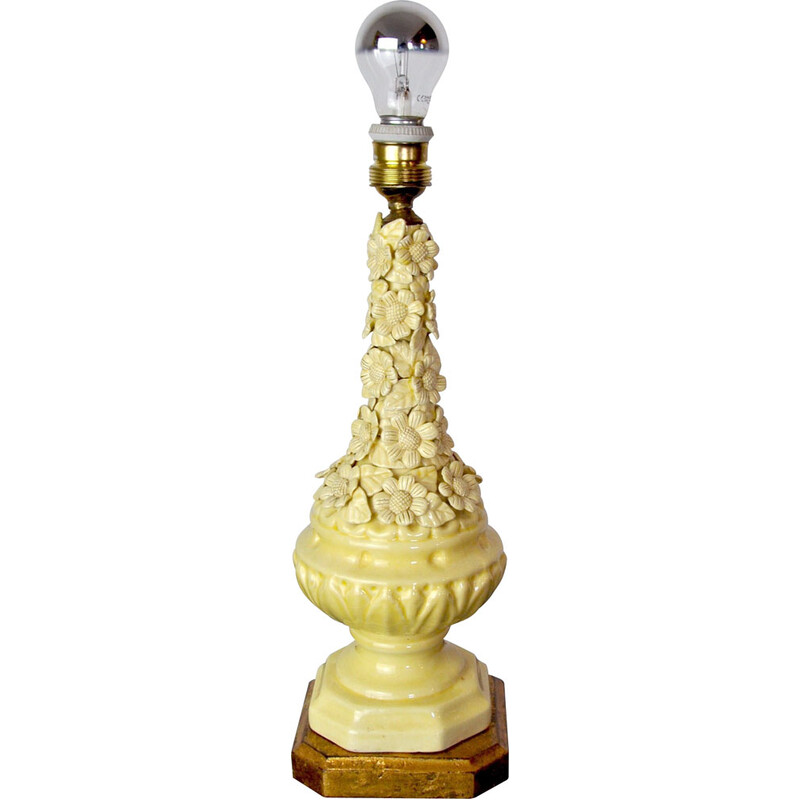 lampe de table floral