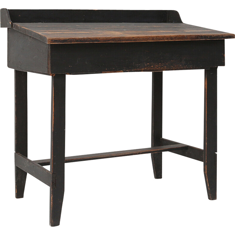 Vintage pinewood desk, Sweden