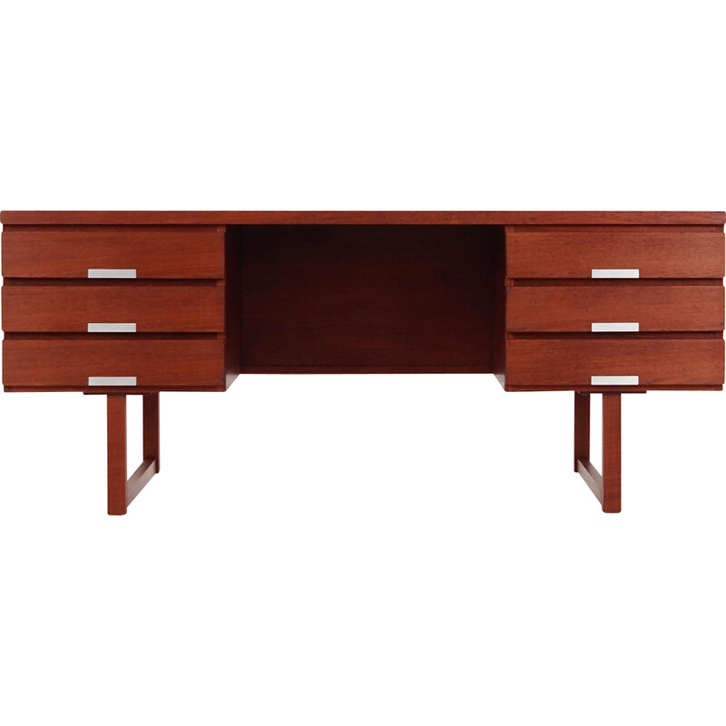 Scandinavian vintage teak desk by Kai Kristiansen, 1970