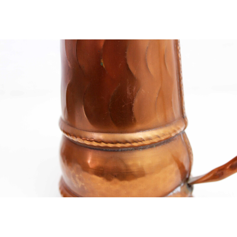 Vintage copper watering can and pourer, 1960