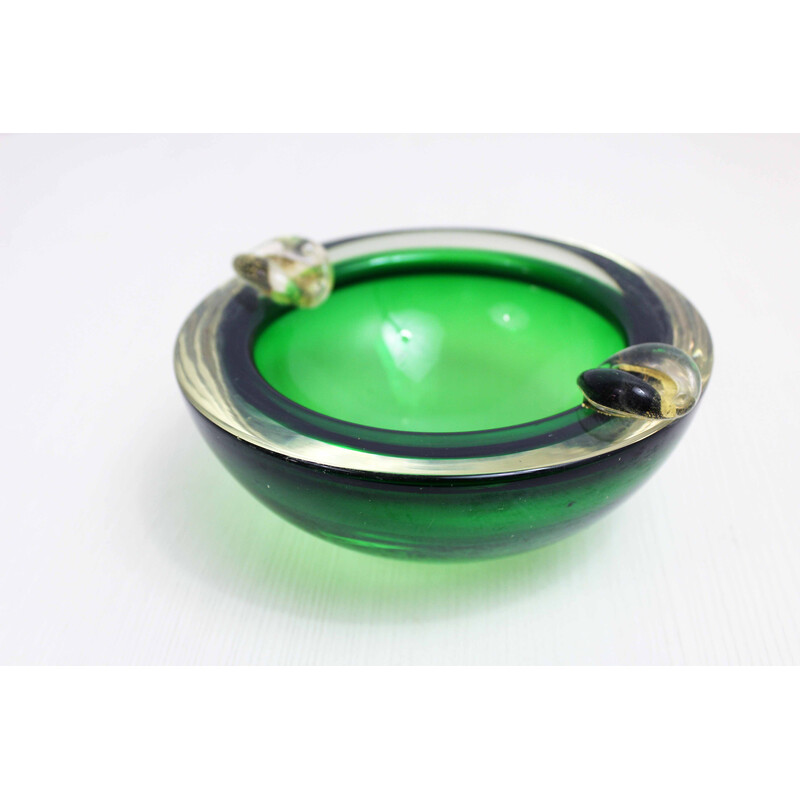 Vintage Murano glass ashtray by Barovier and Toso, 1960