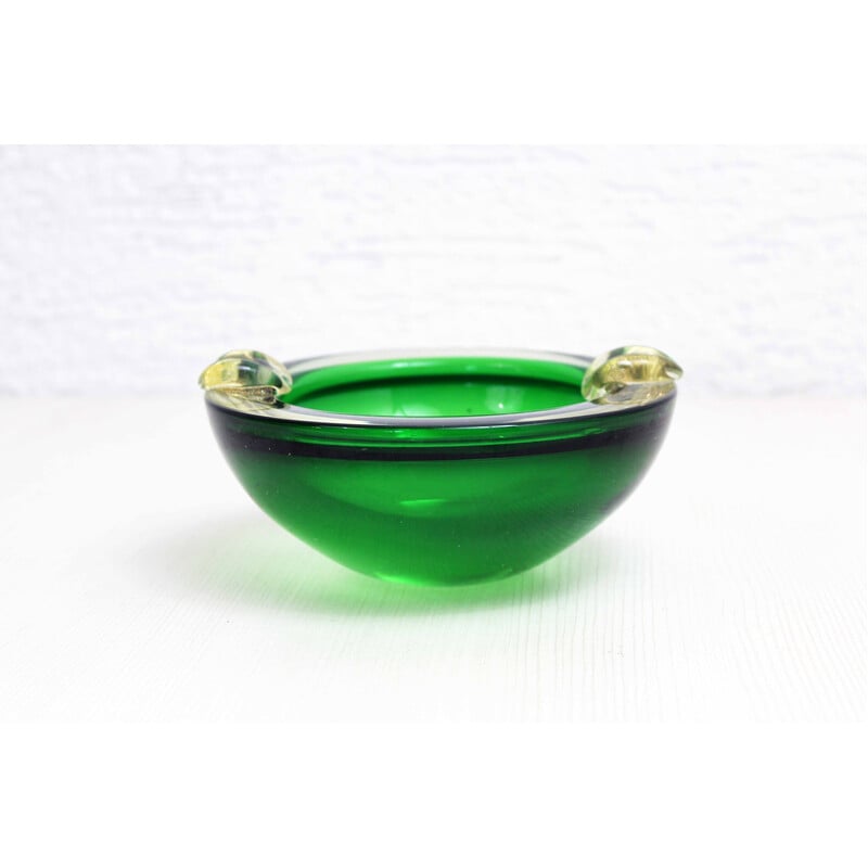 Vintage Murano glass ashtray by Barovier and Toso, 1960