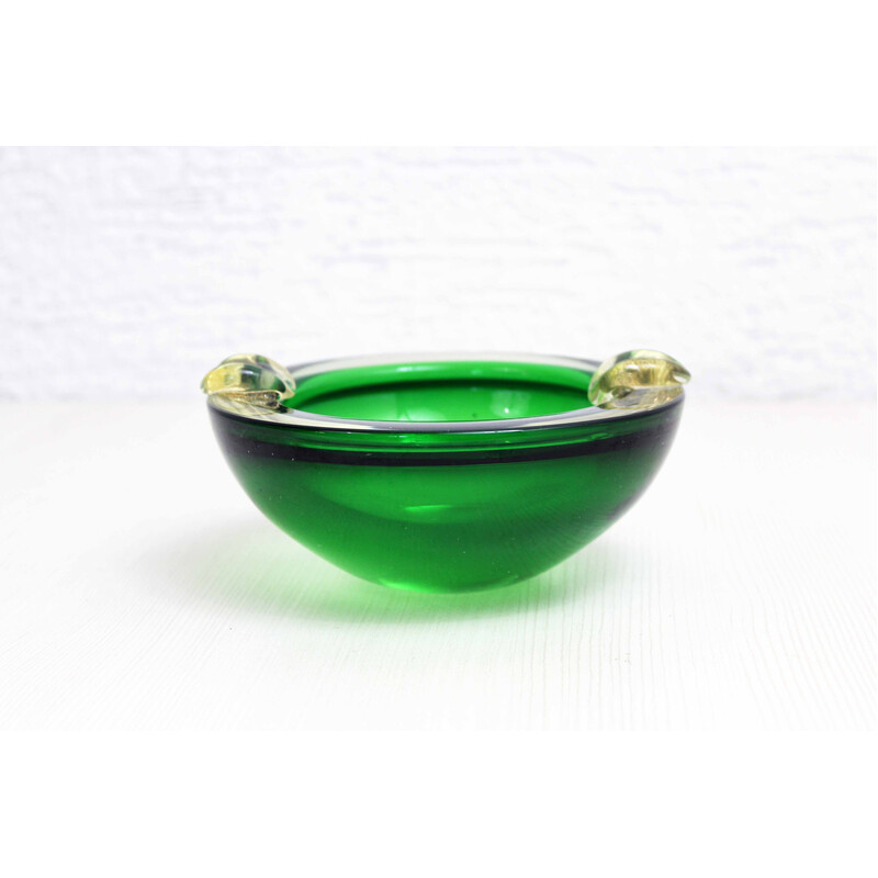 Vintage Murano glass ashtray by Barovier and Toso, 1960