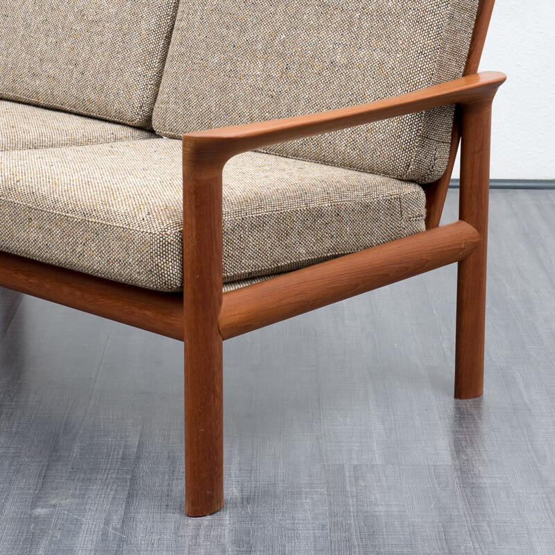 Canapé 2 places avec tabouret par Sven Ellekaer pour Komfort - 1960