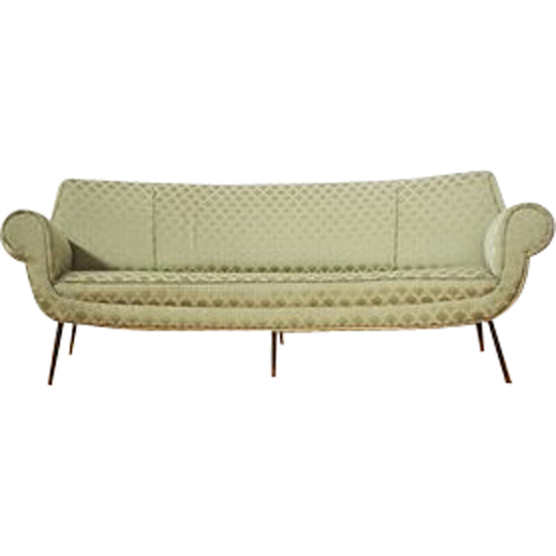 Vintage geschwungenes Sofa von Gigi Radice, 1950er Jahre