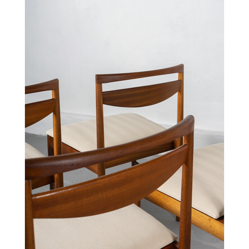 Set van 4 vintage teakhouten stoelen van Tom Robertson voor A.H. Mcintosh and Co, UK 1970