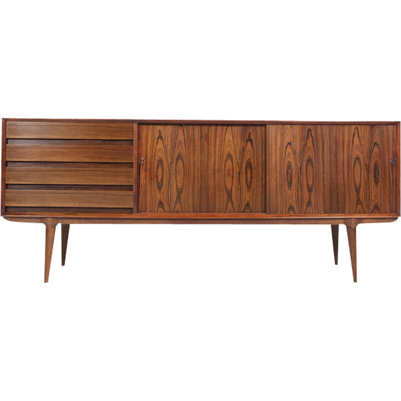 Vintage rosewood sideboard by Gunni Omann for Omann Jun Mobelfabrik