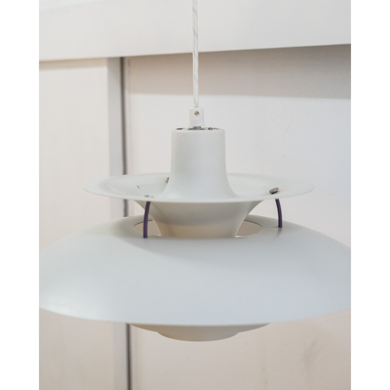 Vintage Ph5 white pendant lamp by Poul Henningsen for Louis Poulsen, Denmark 1958