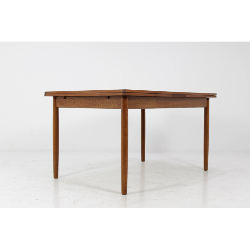 Mid-century danish teak extendable dining table - 1960s