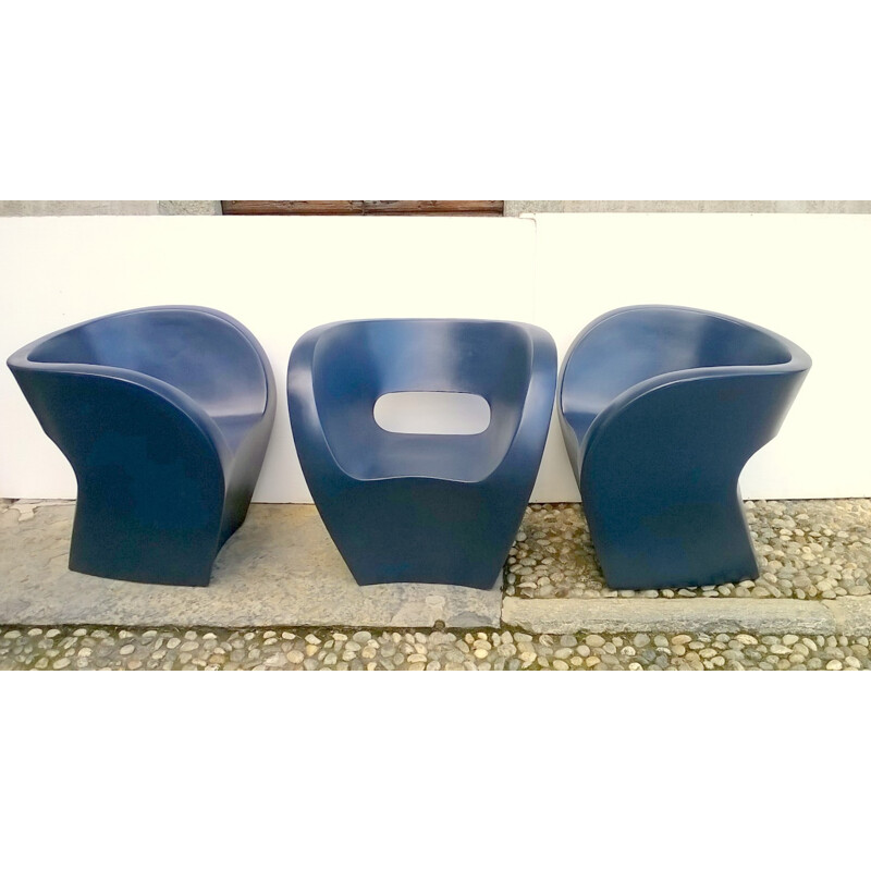 Ensemble de 3 fauteuils par Ron Arad Little Victoria pour Moroso Italy - 2000