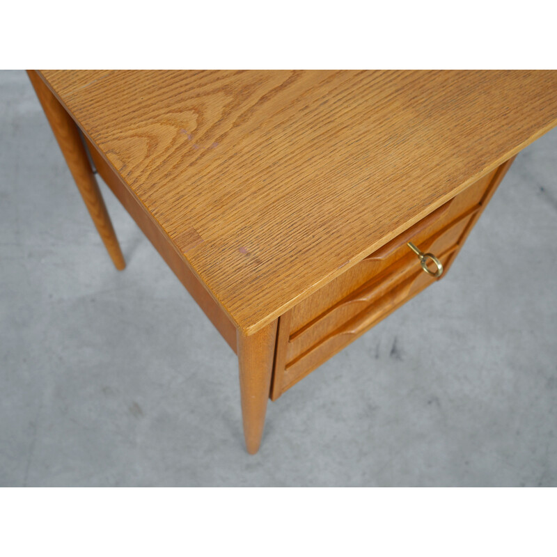 Vintage Schreibtisch aus Eschenholz, Dänemark 1970er
