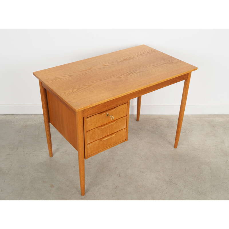 Vintage ashwood desk, Denmark 1970s