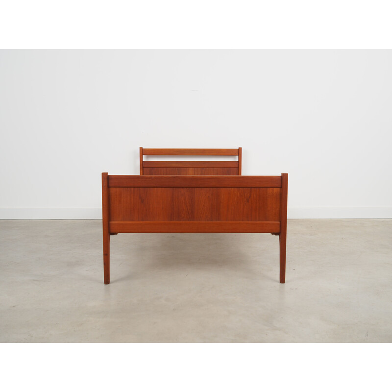 Vintage teak bed, Denmark 1970s