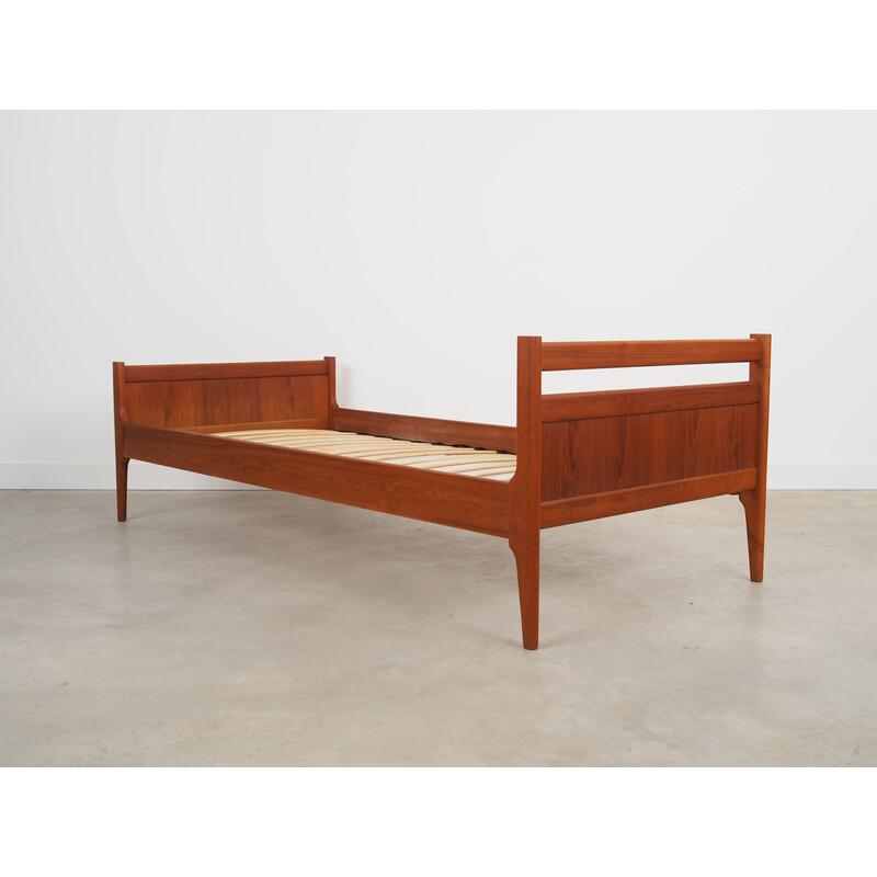 Vintage teak bed, Denmark 1970s