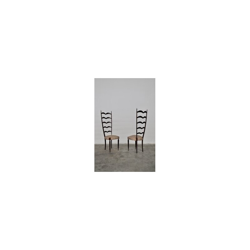 Coppia di sedie da pranzo vintage di Paolo Buffa per Paolo Buffa, anni '50