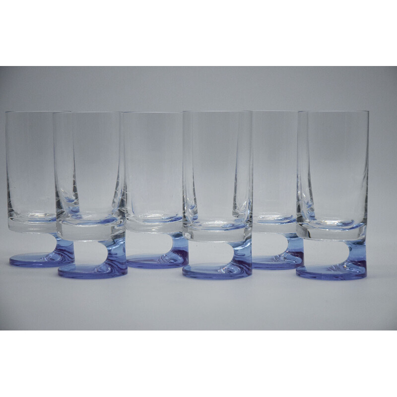 Ensemble de 6 verres vintage par Joe Colombo pour Arnolfo di Cambio, 1970