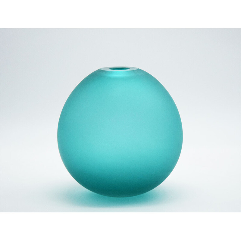 Vintage spherical vase by Cenedese Murano, 1970s